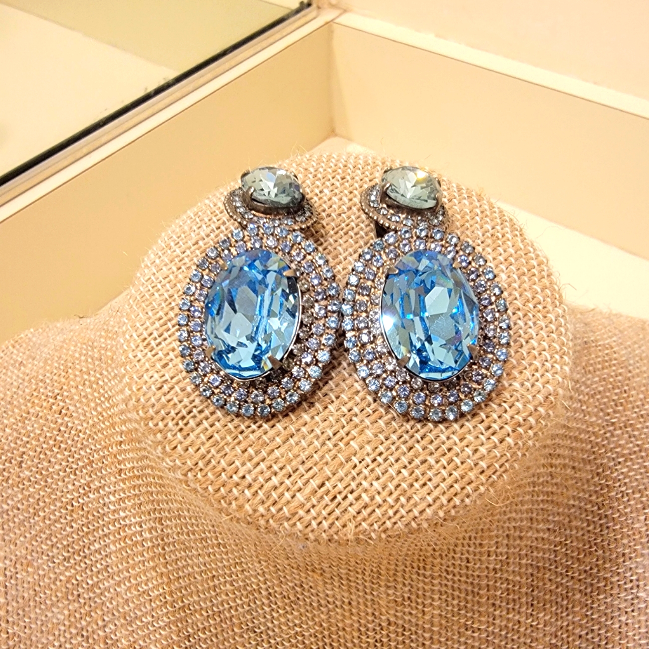 Sorrelli Azure Statement Clip-On Earrings